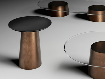 THOLOS - Wooden high side table by CASA +39 - view 2